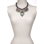 Moschata Spiked Crystal Statement Necklace